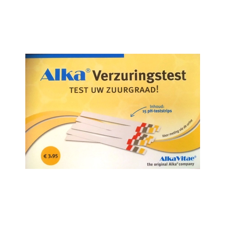 Alka® ZuurBase Strips testen pHwaarde Alka NatuurlijkVoordeel.nl